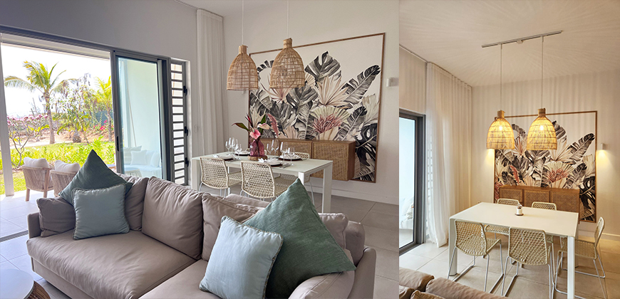 beachfront apartment rental mauritius